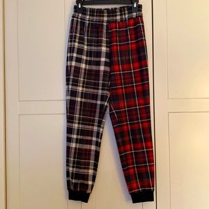 Alice + Olivia Tokyo Plaid Jogger Pants